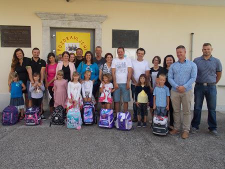 Prvi šolski dan na Šentviški Gori (arhiv šole)